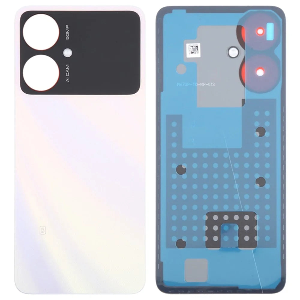 For Xiaomi Redmi 13R 5G OEM Battery Door Cover Replacement Part - White - 1