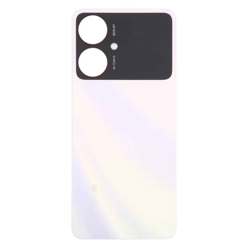 For Xiaomi Redmi 13R 5G OEM Battery Door Cover Replacement Part - White - 2