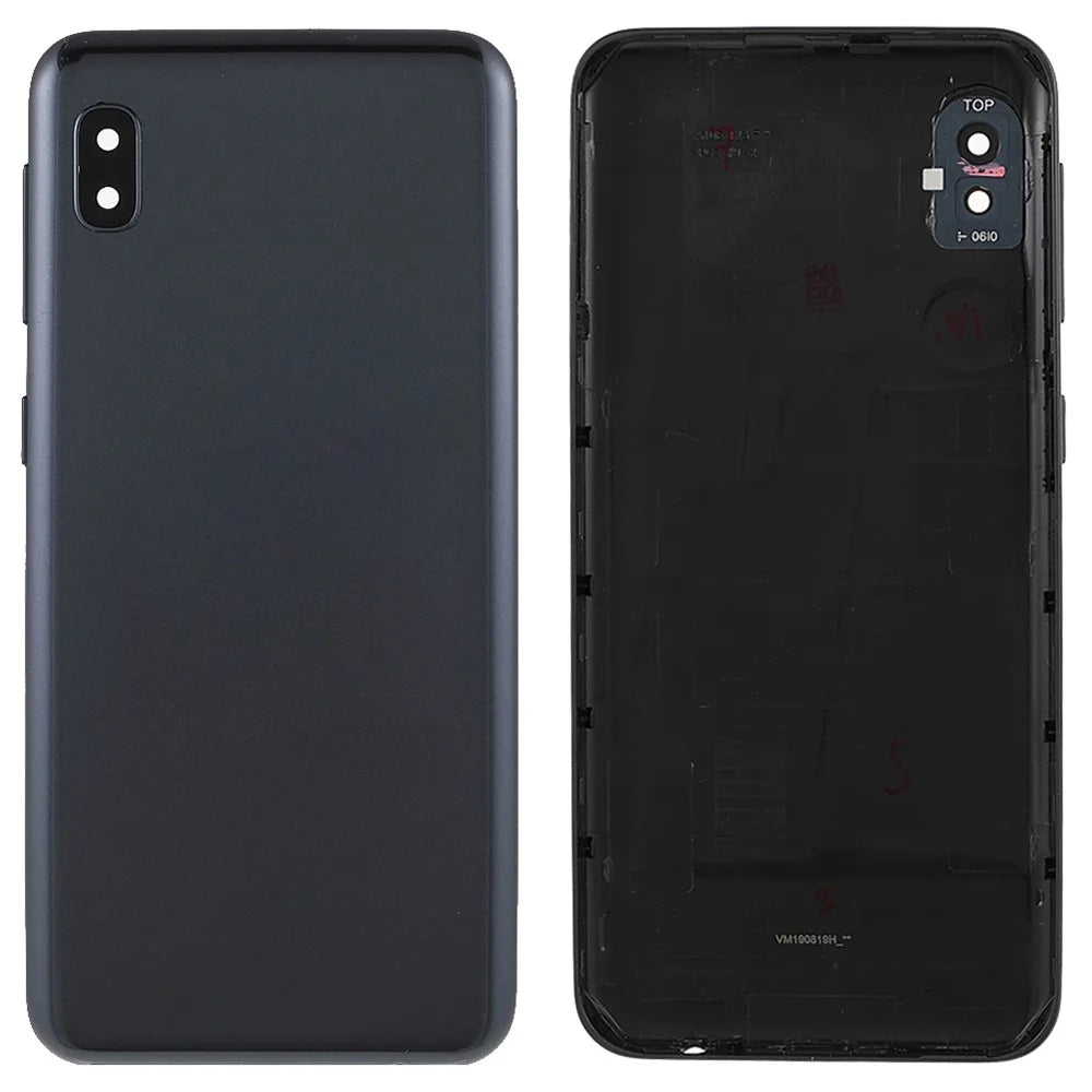 For Samsung Galaxy A10e A102 Battery Housing with Camera Lens Cover (Without Logo) - Black - 1