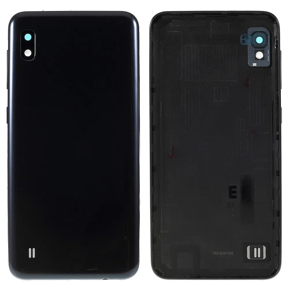 For Samsung Galaxy A10 A105 Battery Housing with Camera Lens Cover (Without Logo) - Black - 1