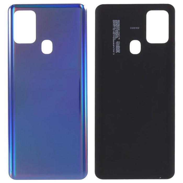 For Samsung Galaxy A21s A217 Back Battery Housing Cover Part (Without Logo) - Blue - 1