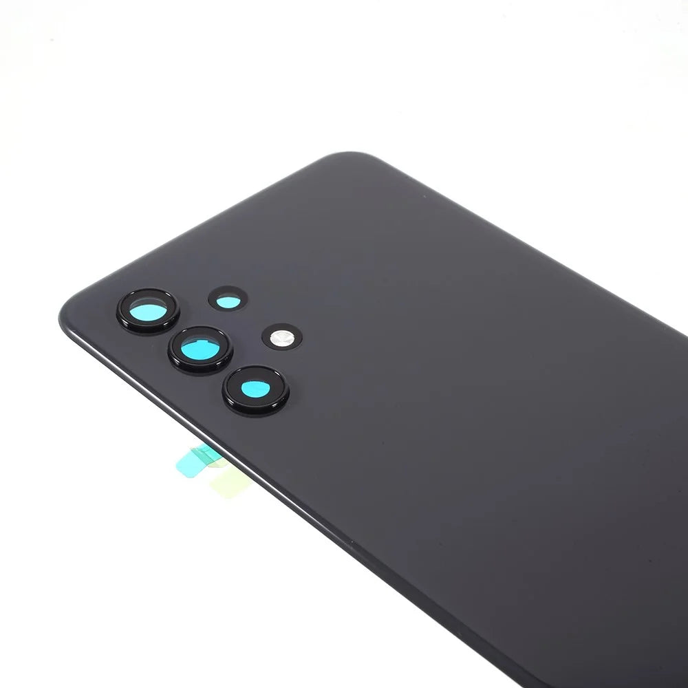 For Samsung Galaxy A32 4G (EU Version) A325 Battery Housing with Adhesive Sticker + Camera Lens Cover (Without Logo) - Black - 5