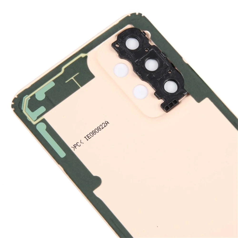 For Samsung Galaxy A23 5G (Global Version) A236 Battery Housing with Adhesive Sticker + Camera Lens Cover (Without Logo) - Pink - 4