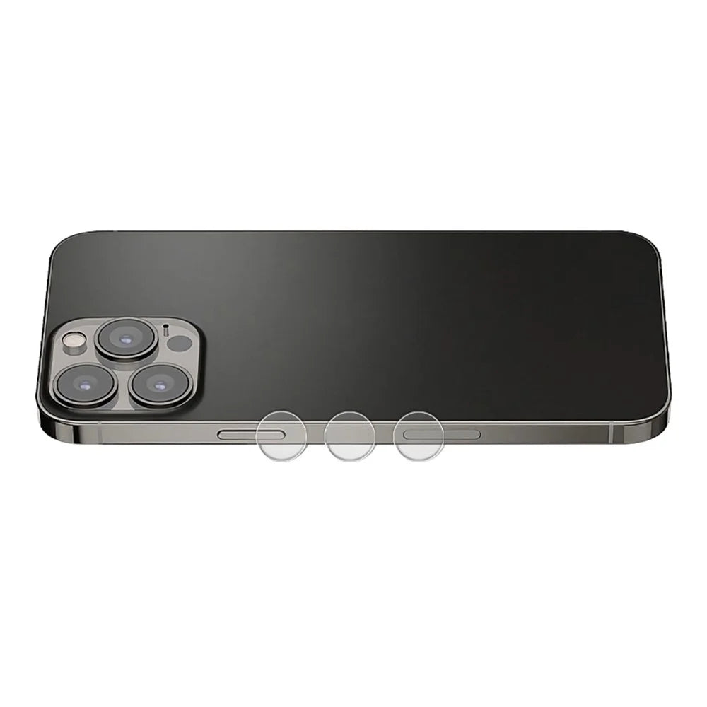 MOCOLO For iPhone 16 Pro Max Camera Lens Film Tempered Glass Precision Cutouts Clear Lens Protector - 3