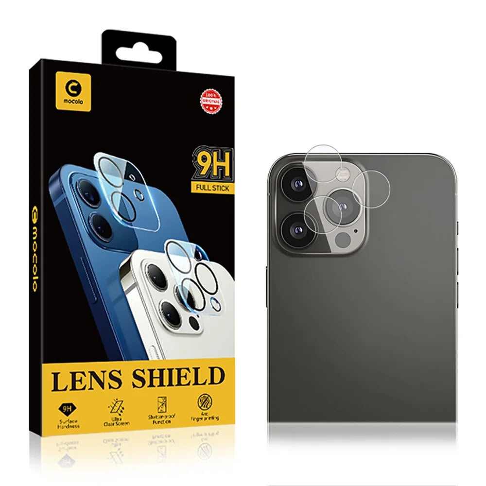MOCOLO For iPhone 16 Pro Max Camera Lens Film Tempered Glass Precision Cutouts Clear Lens Protector - 5