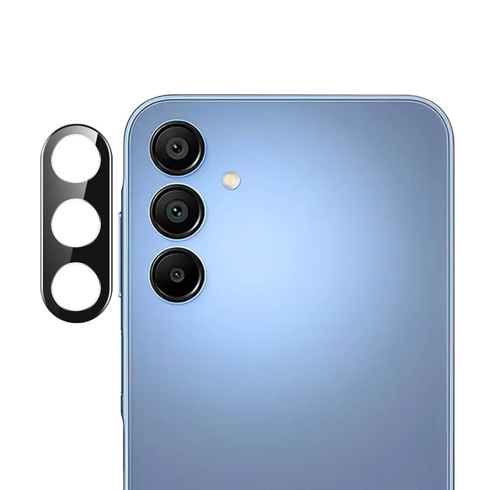 For Samsung Galaxy A16 5G / A16 4G Camera Lens Protector Black Tempered Glass Lens Film - 1