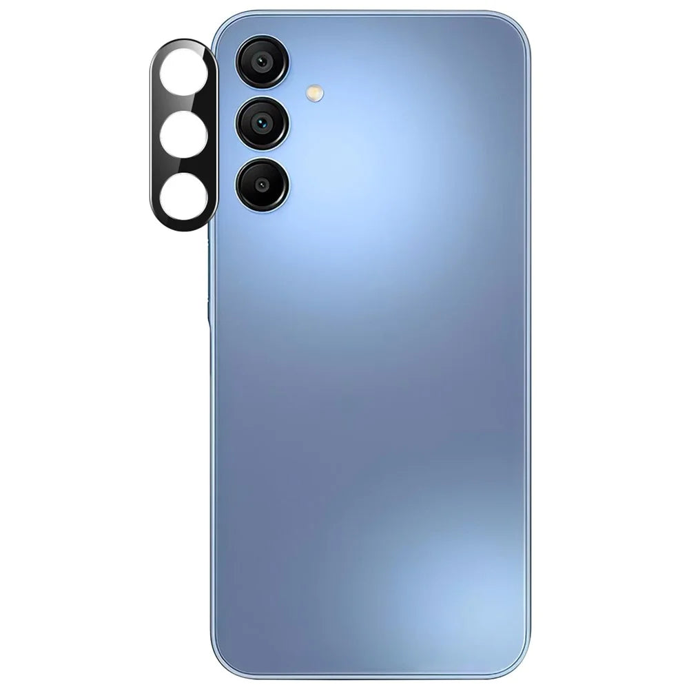 For Samsung Galaxy A16 5G / A16 4G Camera Lens Protector Black Tempered Glass Lens Film - 5