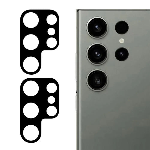 2Pcs For Samsung Galaxy S25 Ultra Full Coverage Camera Lens Protector Silk Printing Tempered Glass Lens Film 3D Arc Edge - 1