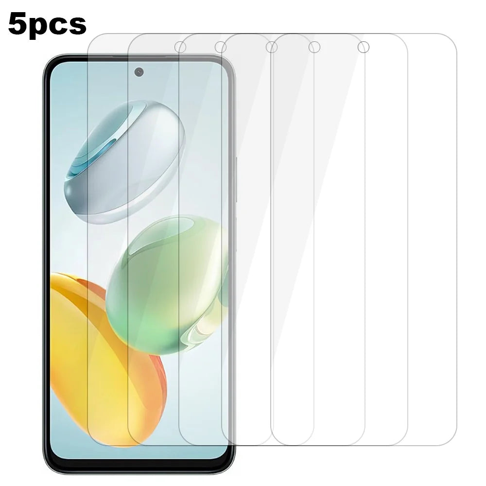 5Pcs For Honor X7c 5G / X7c 4G / 200 Smart 5G Screen Protector 0.3mm 2.5D Tempered Glass Clear Film - 1