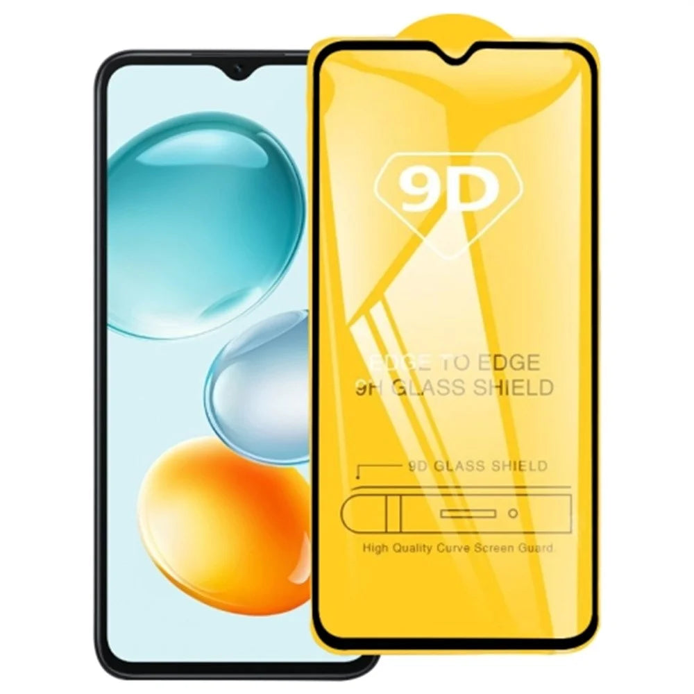 For Honor Play 9C Screen Protector 9D Side Glue Full Cover Tempered Glass Film - 1