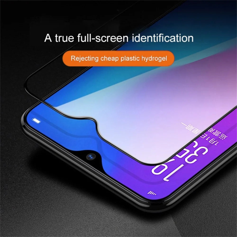 For Honor Play 9C Screen Protector 9D Side Glue Full Cover Tempered Glass Film - 3
