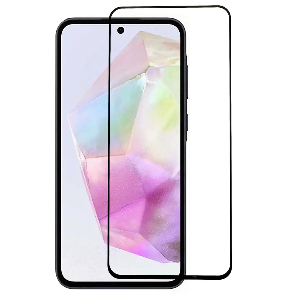 For Samsung Galaxy S24 FE Tempered Glass Screen Protector Full Glue Silk Printing Film - 1