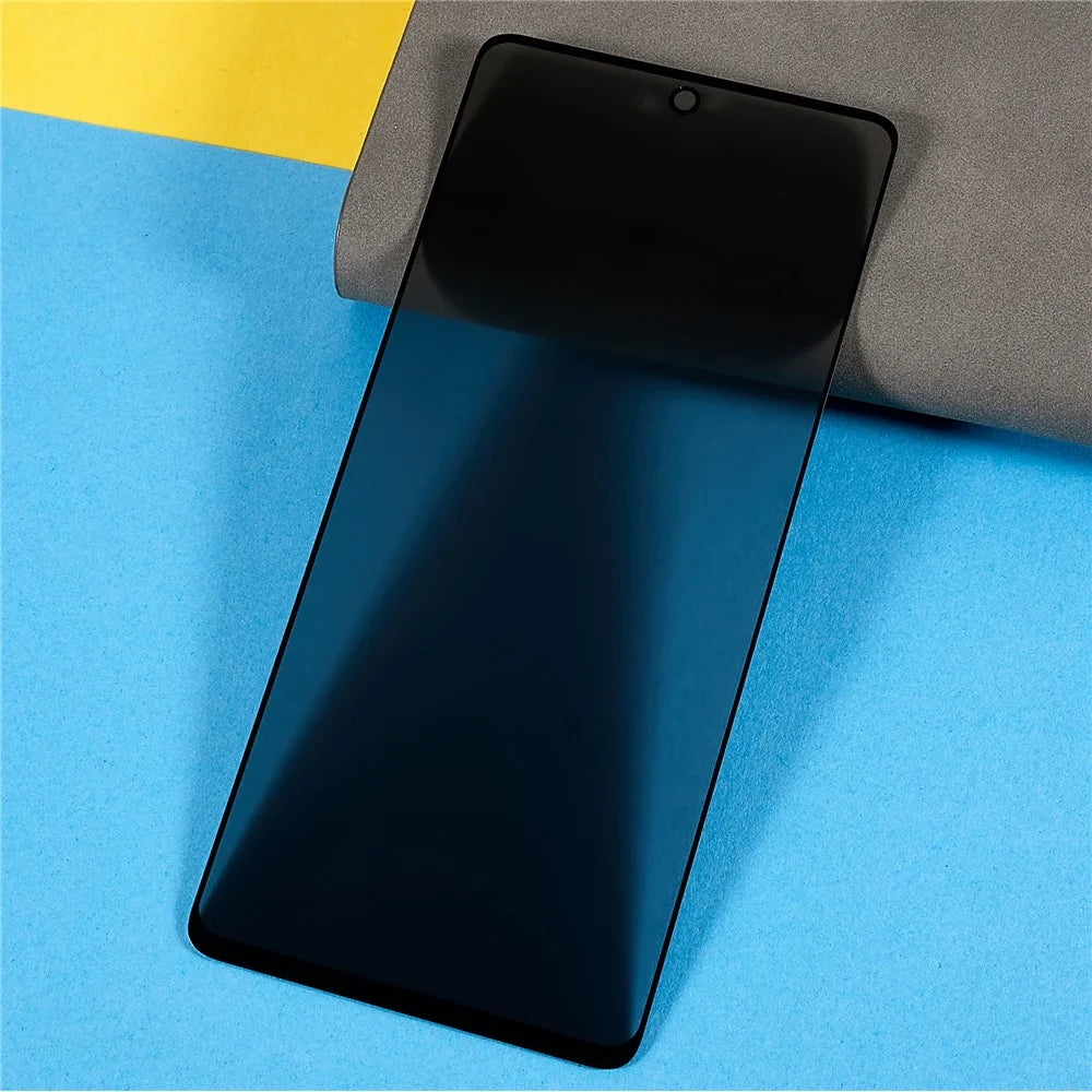 For Motorola Moto G35 5G Anti-Peep Full Covering Screen Protector Silk Printing Tempered Glass Film - 4