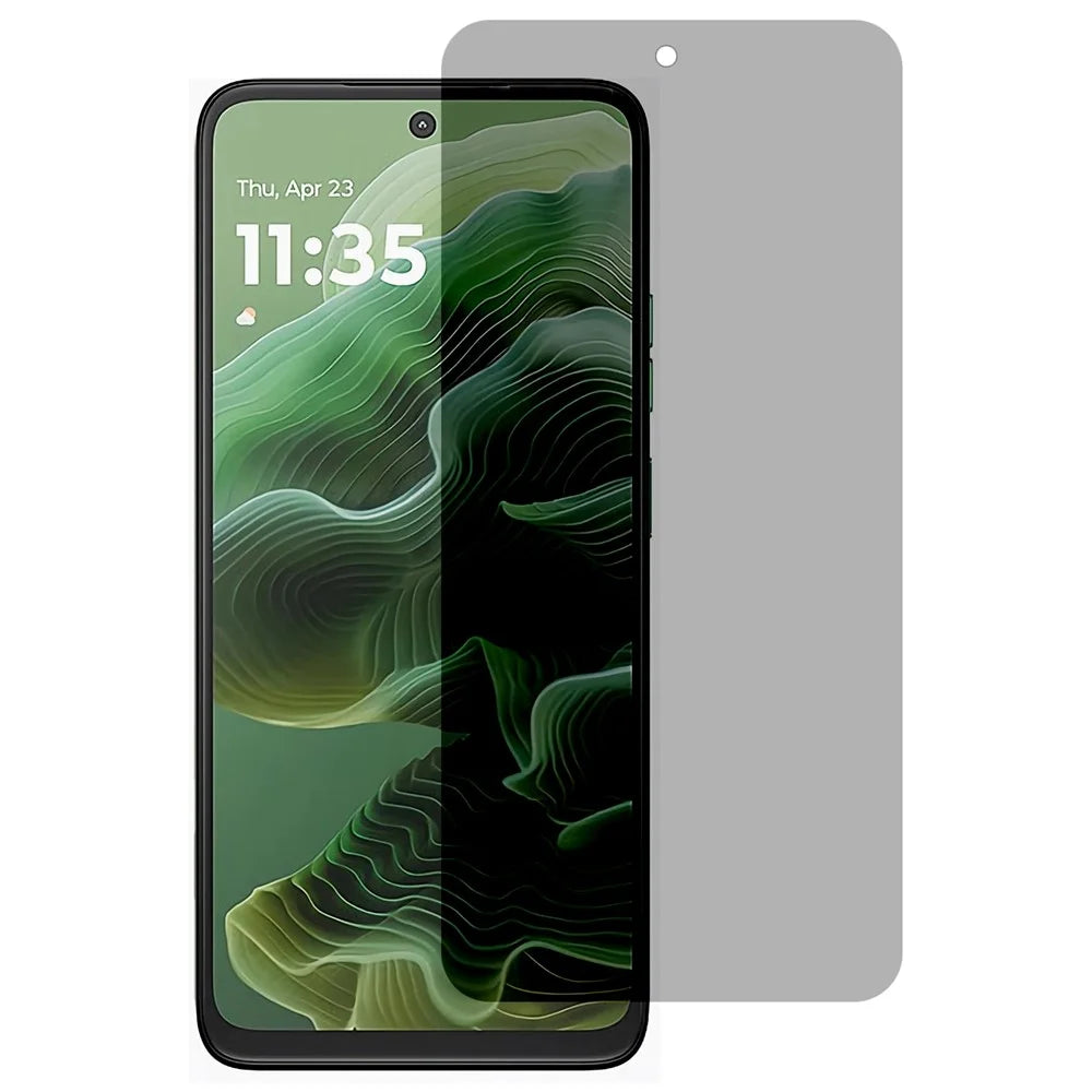 For Motorola Moto G35 5G Anti-Spy Tempered Glass Screen Protector Full Covering Scratch-Resistant Film - 1