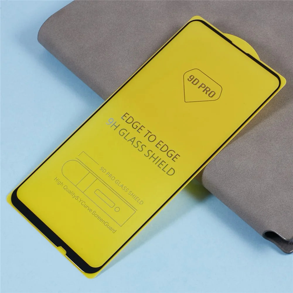 For Motorola Moto G35 5G Screen Protector 9D Side Glue Full Covering Tempered Glass Film - 3
