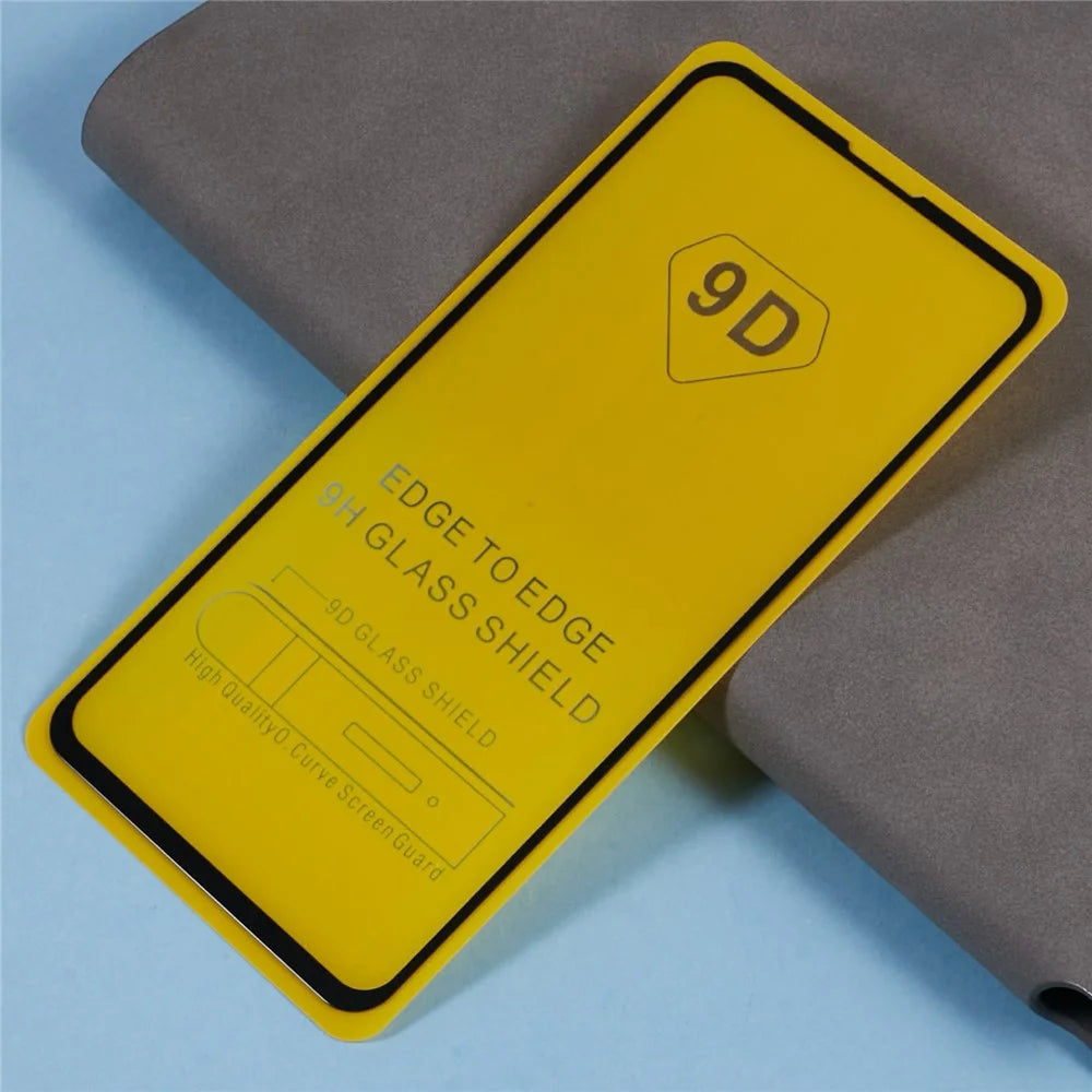 For Motorola Moto G55 5G Screen Protector 9D Side Glue Full Covering Tempered Glass Film - 3
