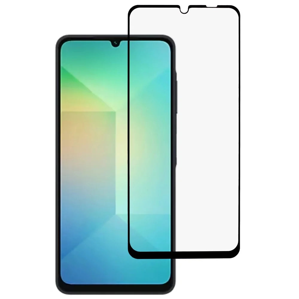 For Samsung Galaxy A06 4G / A06 5G Screen Protector 9D Side Glue Full Covering Tempered Glass Film - 1