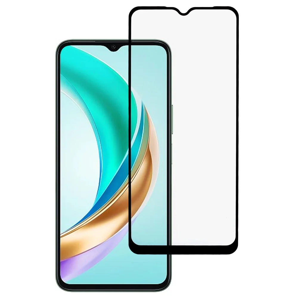 For Honor X6b 4G Screen Protector 9D Side Glue Full Covering Tempered Glass Film - 1