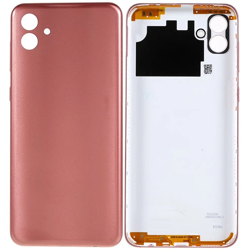 For Samsung Galaxy A04 4G (164.4 x 76.3 x 9.1 mm) A045 Back Battery Housing Cover Part (Without Logo) - Copper - 1