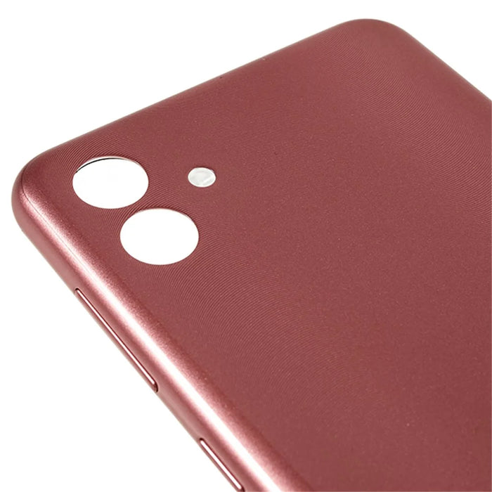For Samsung Galaxy A04 4G (164.4 x 76.3 x 9.1 mm) A045 Back Battery Housing Cover Part (Without Logo) - Copper - 5