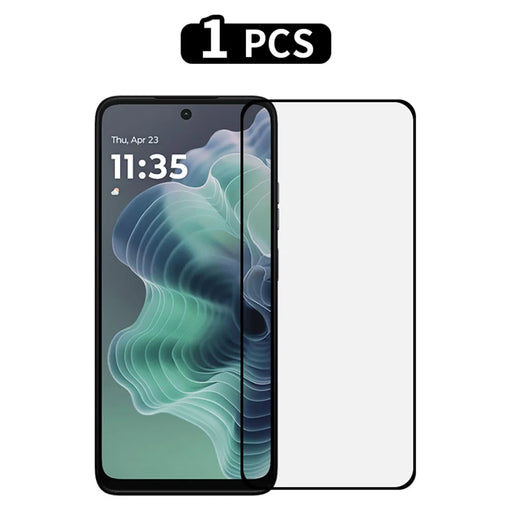 RURIHAI For Motorola Moto G35 5G Screen Protector Secondary Hardening High Aluminium-Silicon Glass Film - 1