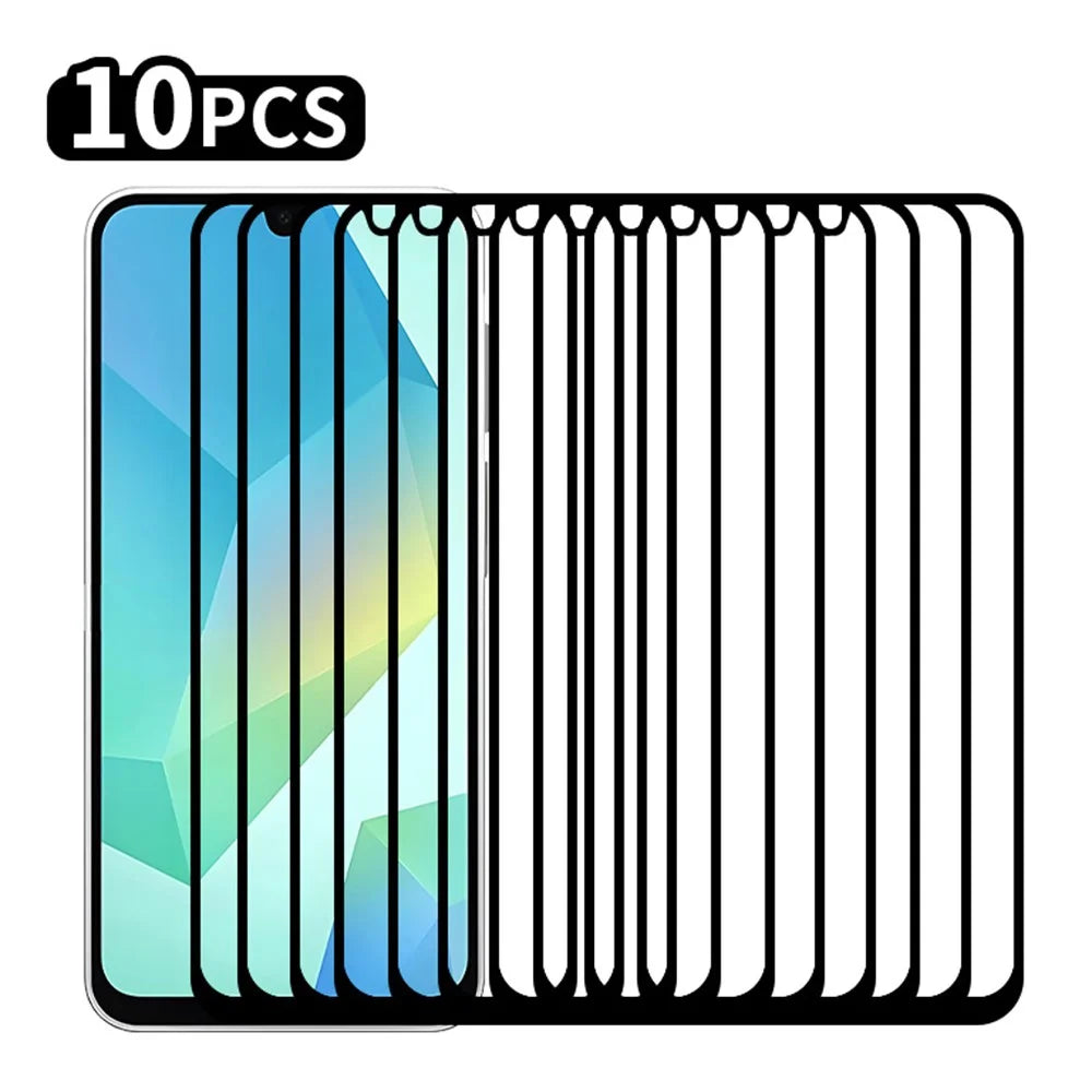 RURIHAI 10Pcs For Samsung Galaxy A16 5G / A16 4G High Aluminium-Silicon Glass Film 0.26mm 2.5D Secondary Hardening Screen Protector - 1