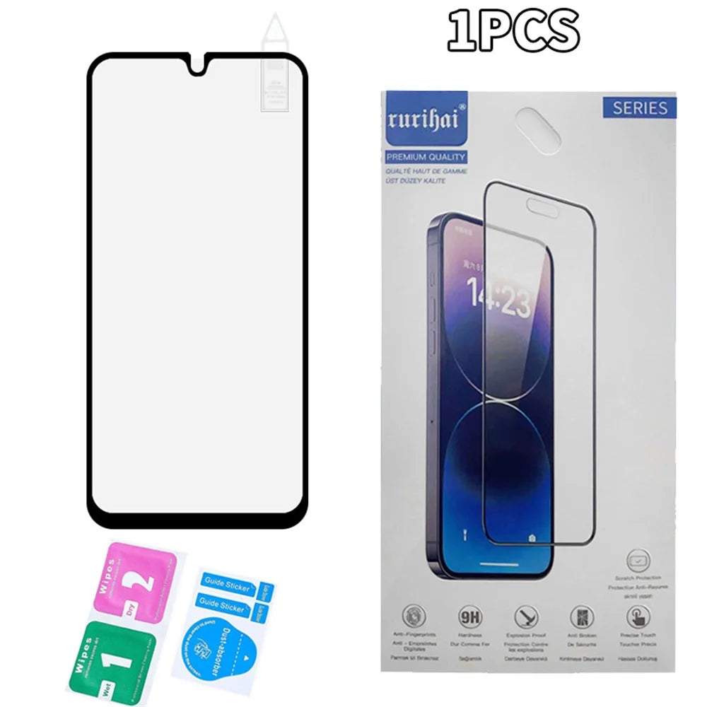 RURIHAI For Samsung Galaxy A16 5G / A16 4G Screen Protector Secondary Hardening High Aluminium-Silicon Glass Film - 6