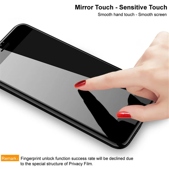 IMAK For iPhone 16 Pro Max Anti-Peep Tempered Glass Screen Protector Full Coverage - 5