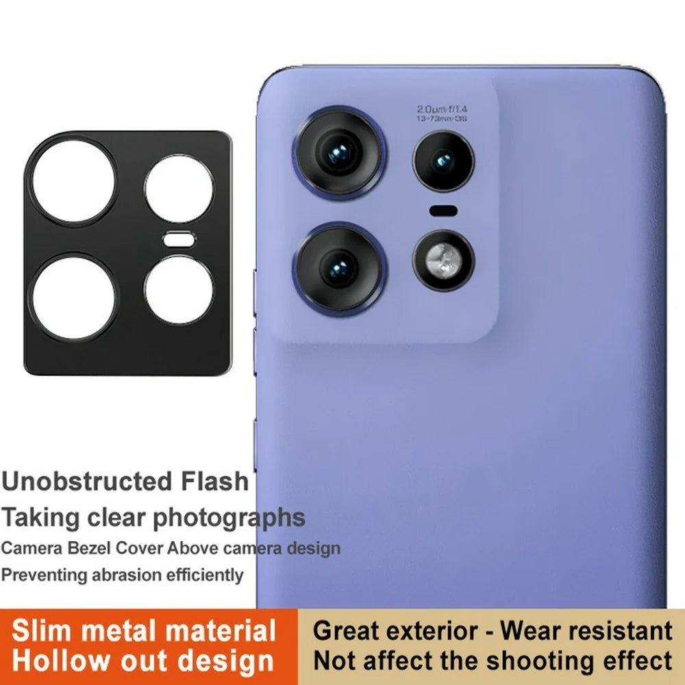 IMAK For Motorola Edge 50 Pro 5G Metal Camera Lens Protector Lens Protective Cover - 3