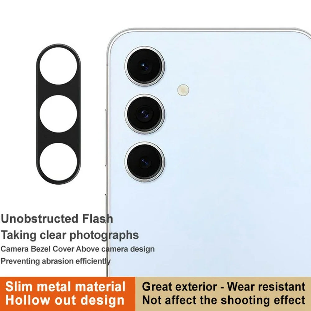 IMAK For Samsung Galaxy S24 FE Metal Camera Lens Protector Lens Protective Cover - 3