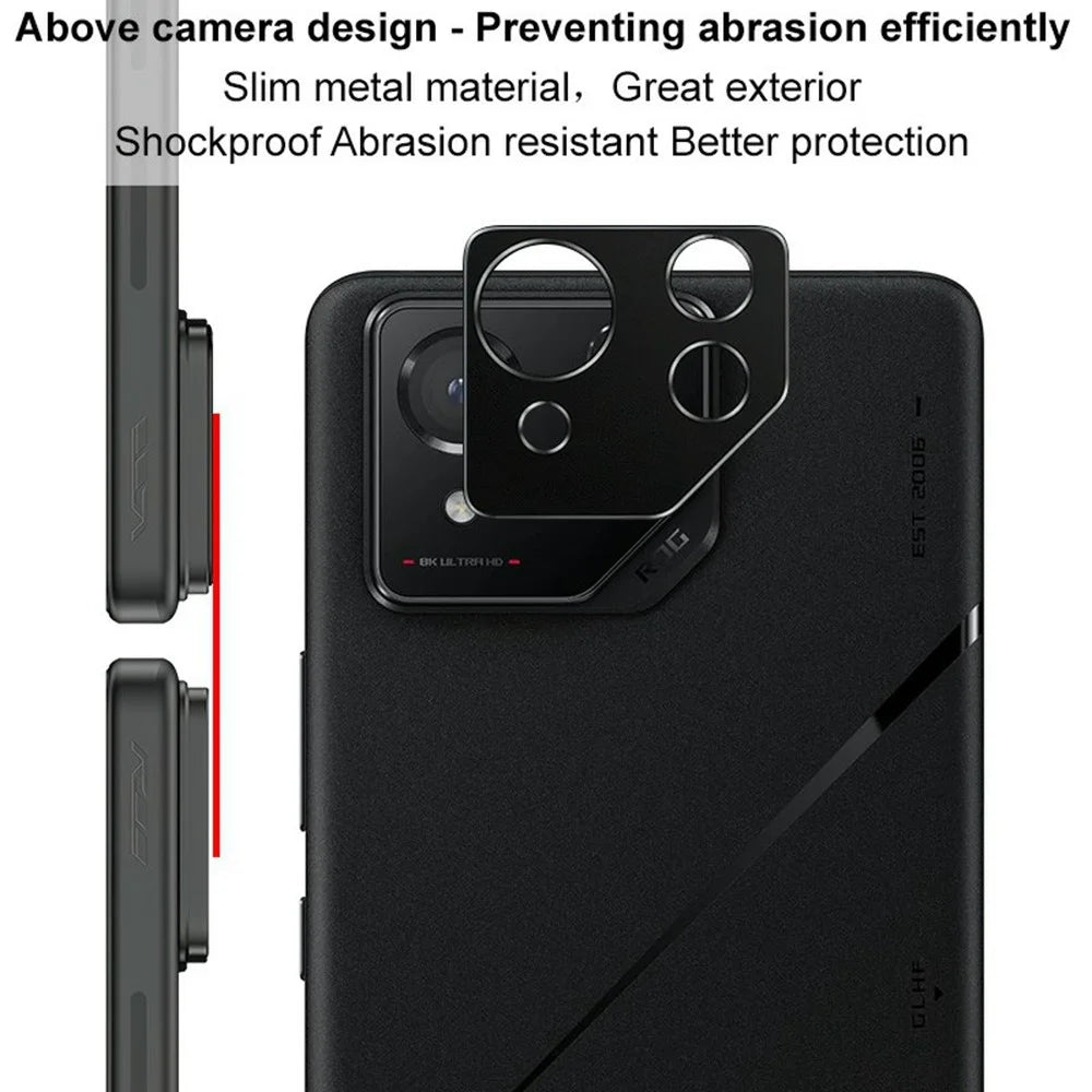 IMAK For Asus ROG Phone 8 Pro 5G Metal Camera Lens Protector Lens Protective Cover - 4