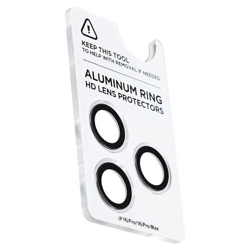XUNDD For iPhone 16 Pro / 16 Pro Max Camera Lens Protector Ultra Clear Full Covering Cell Phone Medium Alumina Glass Lens Film - 1