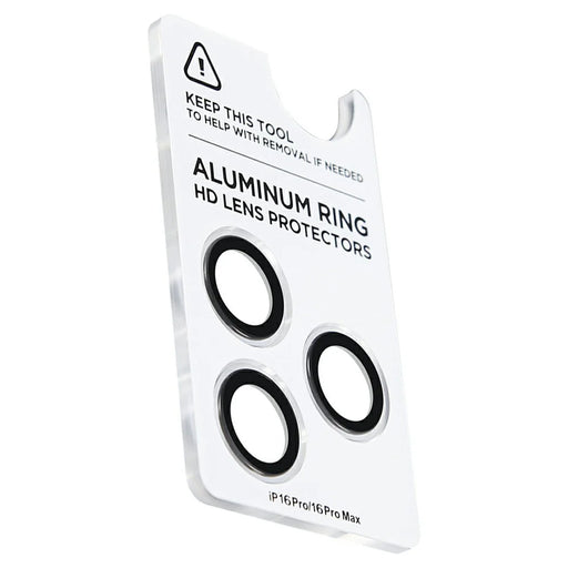 XUNDD For iPhone 16 Pro / 16 Pro Max Camera Lens Protector Ultra Clear Full Covering Cell Phone Medium Alumina Glass Lens Film - 1