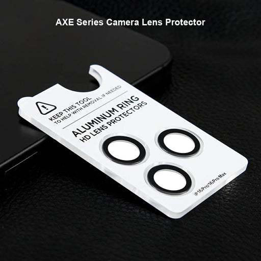 XUNDD For iPhone 16 Pro / 16 Pro Max Camera Lens Protector Ultra Clear Full Covering Cell Phone Medium Alumina Glass Lens Film - 2