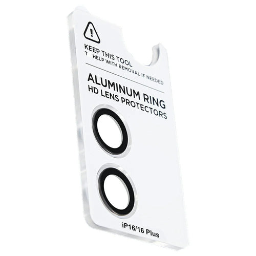 XUNDD For iPhone 16 / 16 Plus Camera Lens Protector Ultra Clear Full Covering Cell Phone Medium Alumina Glass Lens Film - 1