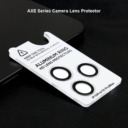 XUNDD For iPhone 15 Pro / 15 Pro Max Camera Lens Protector Ultra Clear Full Covering Cell Phone Medium Alumina Glass Lens Film - 2
