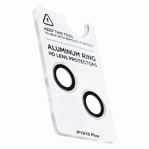 XUNDD For iPhone 15 / 15 Plus Camera Lens Protector Ultra Clear Full Covering Cell Phone Medium Alumina Glass Lens Film - 1