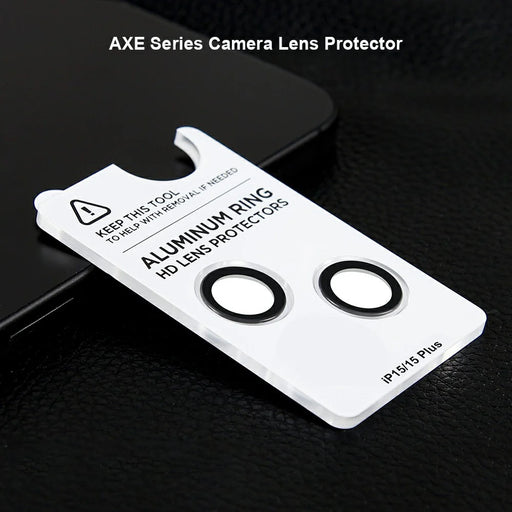 XUNDD For iPhone 15 / 15 Plus Camera Lens Protector Ultra Clear Full Covering Cell Phone Medium Alumina Glass Lens Film - 2
