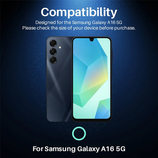 NORTHJO 1 Set For Samsung Galaxy A16 5G / A16 4G Camera Lens Flim+Tempered Glass+Metal Ring Lens Protector - Black - 2
