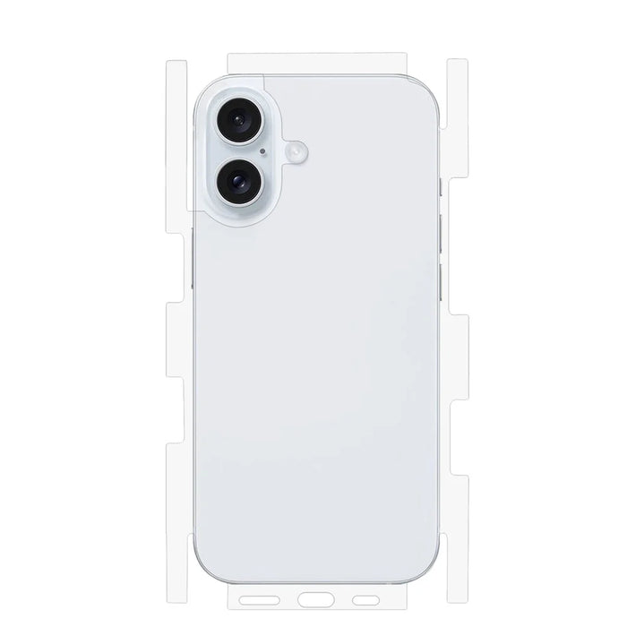For iPhone 16 Back Screen Protector Soft TPU Ultra Clear Cell Phone Back Cover Film - 1