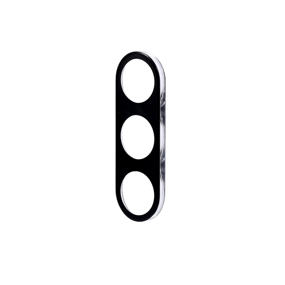 For Samsung Galaxy S25 Tempered Glass Lens Protector Black Silk Printing Camera Lens Film - 2