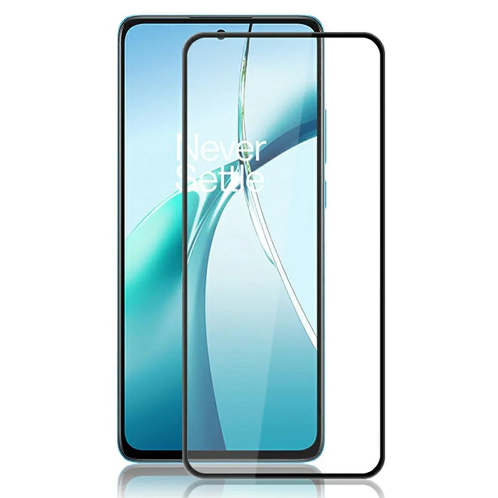 MOCOLO For OnePlus Nord CE4 Lite 5G Screen Protector Anti-Shatter Silk Printing Tempered Glass Film - Black - 1