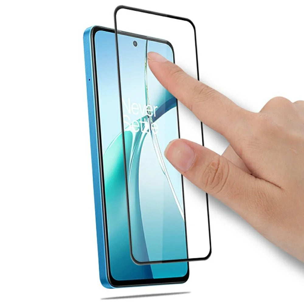 MOCOLO For OnePlus Nord CE4 Lite 5G Screen Protector Anti-Shatter Silk Printing Tempered Glass Film - Black - 3