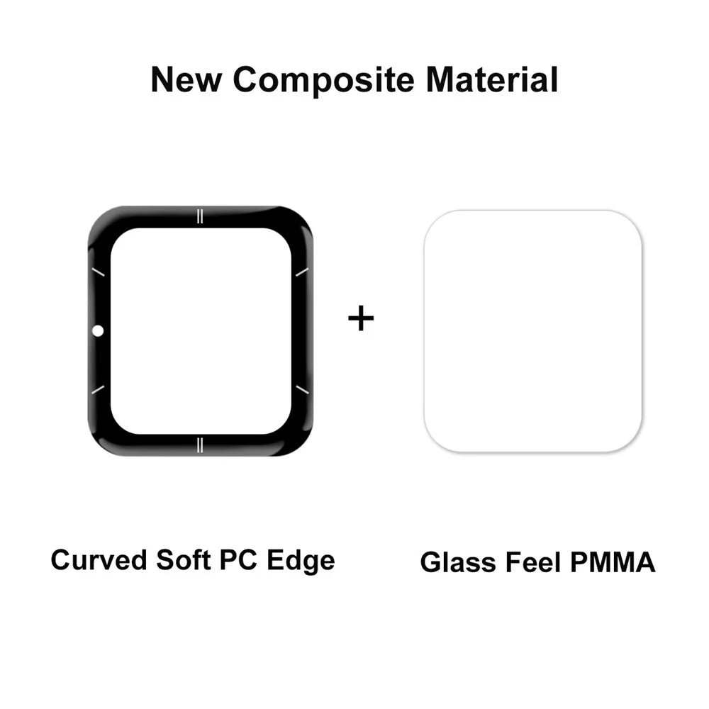 ENKAY HAT PRINCE For Garmin Venu Sq 2 3D Curved Soft PC Edge Screen Protector Full Coverage HD Clarity PMMA Film - Sport Edition - 3