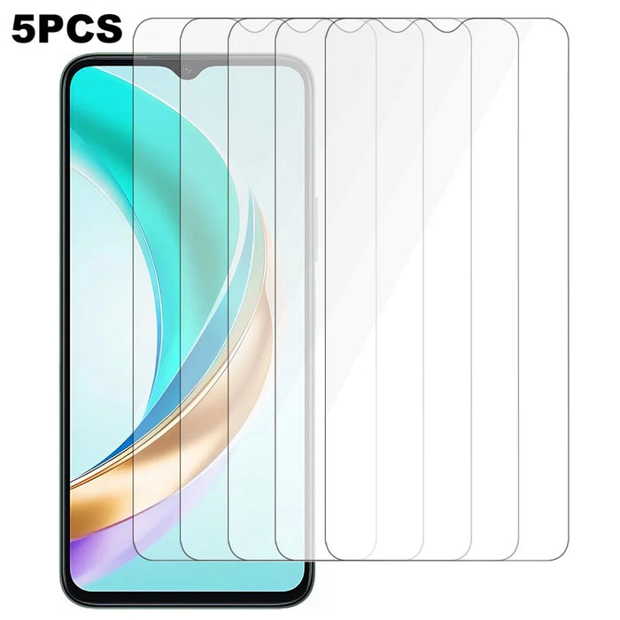 5Pcs For Honor X5b Screen Protector 0.3mm 2.5D Tempered Glass Clear Film - 1