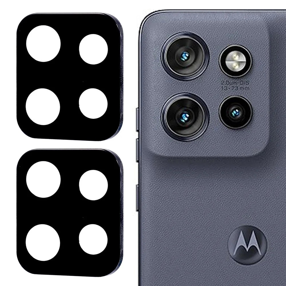2Pcs For Motorola Edge 60 Neo 5G / 50 Neo 5G Camera Lens Protector Silk Printing Tempered Glass Rear Lens Film - 1