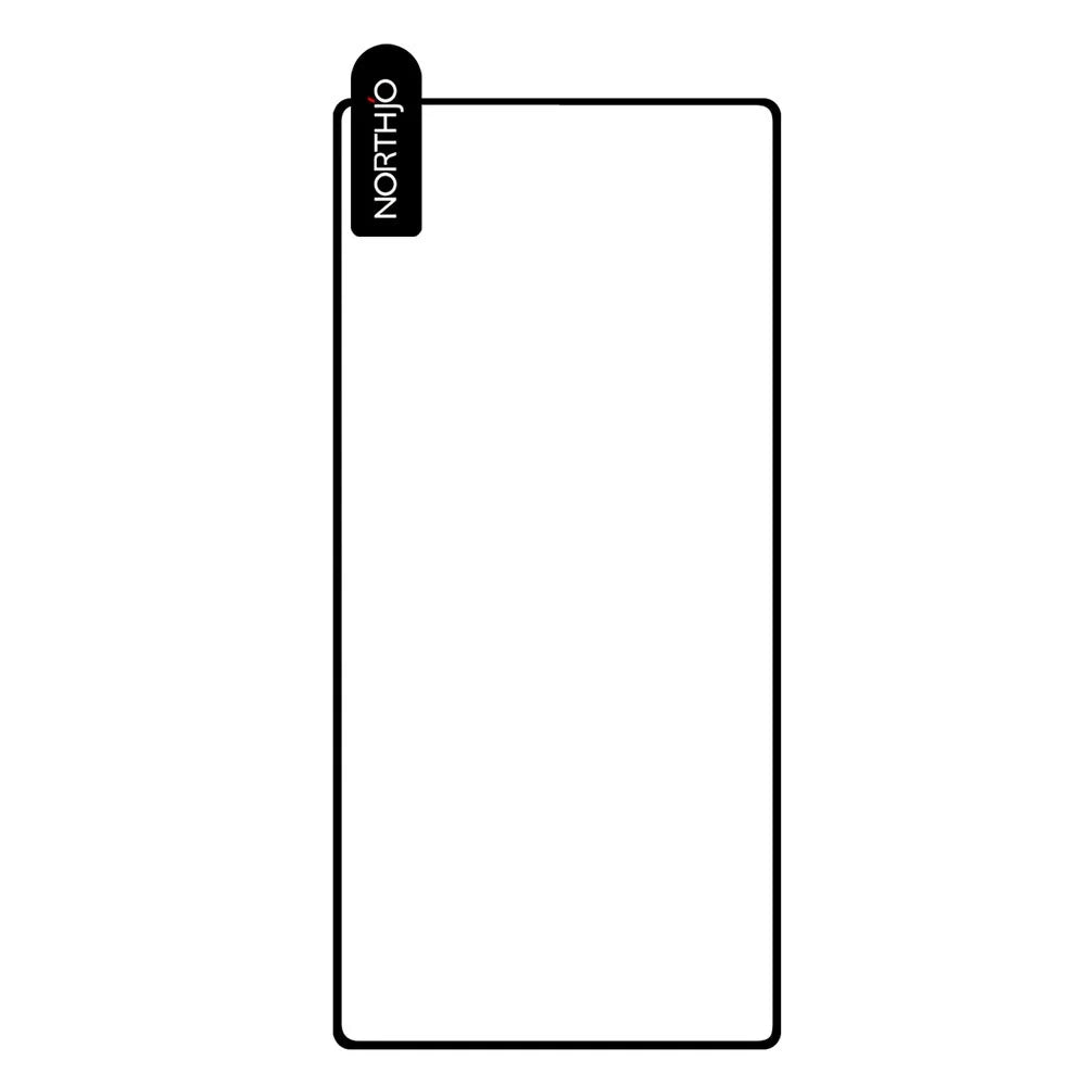 NORTHJO A++ For Samsung Galaxy S25 Ultra Screen Protector Silk Printing High Aluminum-silicon Glass Film Support Fingerprint Unlock - Black - 2