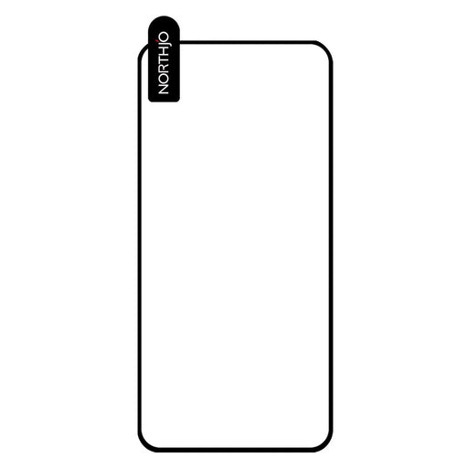 NORTHJO A++ For Samsung Galaxy S25+ Screen Protector Silk Printing High Aluminum-silicon Glass Film Support Fingerprint Unlock - Black - 2