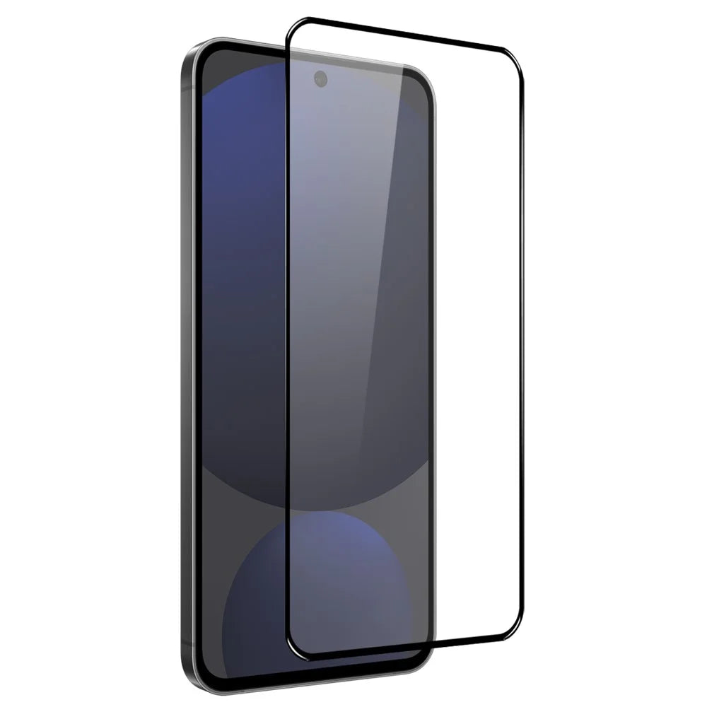 NORTHJO A++ For Samsung Galaxy S25+ Screen Protector Silk Printing High Aluminum-silicon Glass Film Support Fingerprint Unlock - Black - 3