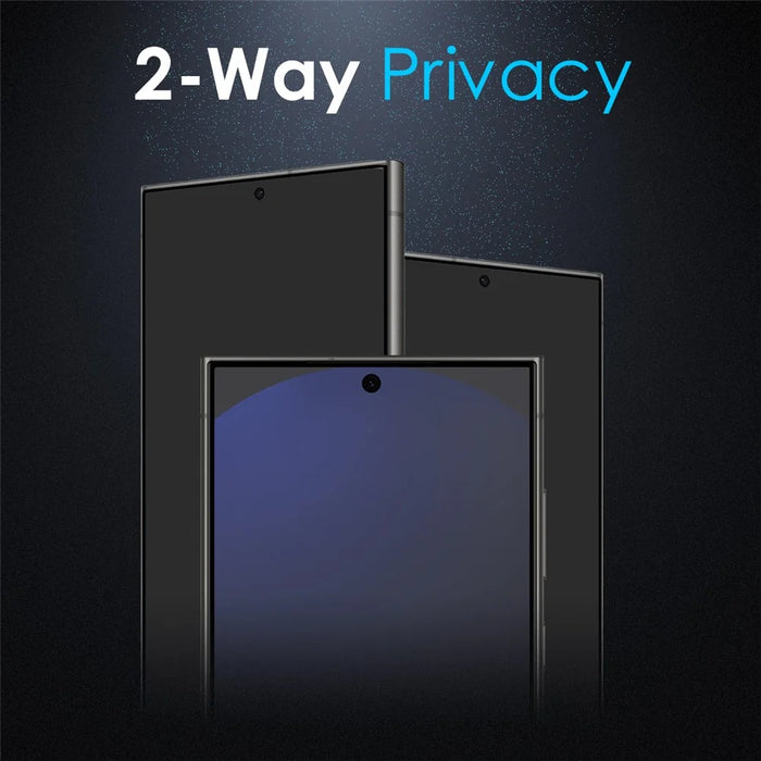 NORTHJO A++ For Samsung Galaxy S25 Ultra Anti-Spy Tempered Glass Screen Protector 2.5D 0.15mm Support Fingerprint Unlock - 5